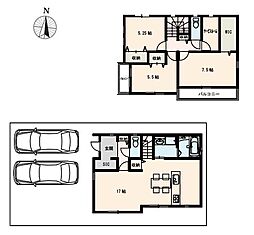 所沢市北中9期　1号棟　全4棟