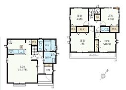 所沢市狭山ヶ丘32期　Ｂ号棟　全2棟
