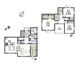 所沢市北野南第2　全4棟　1号棟