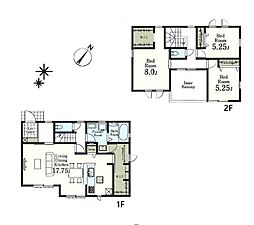 所沢市北野南第2　全4棟　2号棟