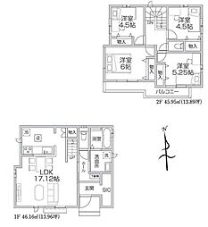 所沢東狭山ヶ丘11期A号棟　全2棟