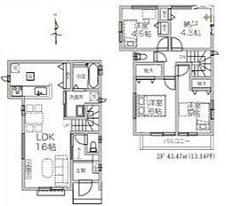 所沢市上新井16期　A号棟
