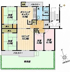 椿峰ニュータウン90街区1号棟1階