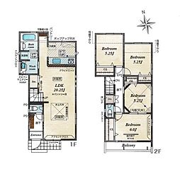 西東京市住吉町4丁目 全2棟 1号棟
