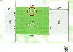東久留米前沢4丁目第1期　全2区画　1号地