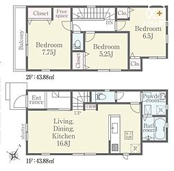 ふじみ野上ノ原3丁目　第1期　全1棟