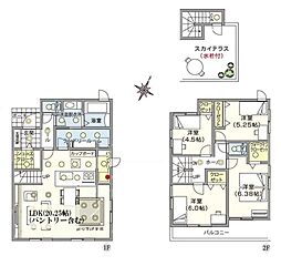 所沢市東所沢和田1丁目 　全2棟　1号棟