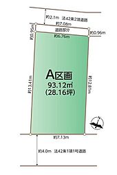 富士見市鶴瀬西3丁目3680番　全1区画