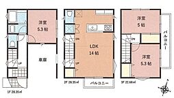入間郡三芳町　藤久保1期　全1棟