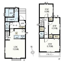 所沢市中新井4丁目　全2棟　Ｂ号棟