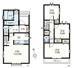所沢市中新井4丁目　全2棟　Ａ号棟