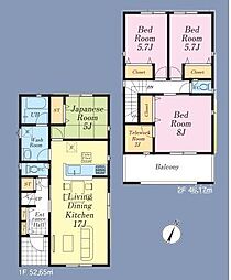 富士見市水谷東第10 全2棟 1号棟