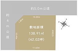 ふじみ野市鶴ケ岡　土地