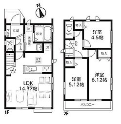 富士見市鶴馬第1期　全2棟　2号棟