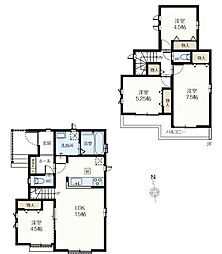 所沢市中新井4丁目　全2号棟　A号室