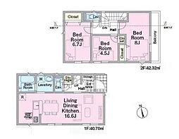 新座市畑中2丁目　全9棟　4号棟
