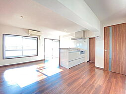 中登美団地 南側は公園