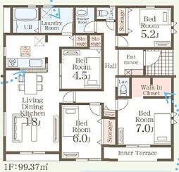 新築戸建　三養基郡上峰町大字江迎　1号棟