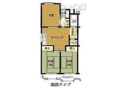 播磨城ノ宮　1号棟 406