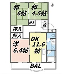 ローレルハイツ姫路天満B棟 407