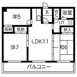 ルネ東辻井 206