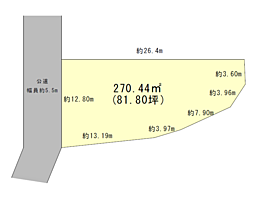 小美玉市栗又四ケ　土地