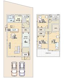 加古川市東神吉町西井ノ口4期　全2邸　2号棟