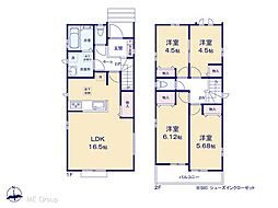 所沢市中新井3丁目　新築一戸建て　全2棟