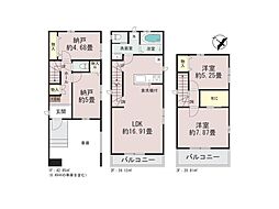 富士見市鶴瀬西3丁目　新築一戸建て　全1棟