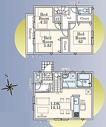 東久留米市前沢第19　新築一戸建て　全3棟