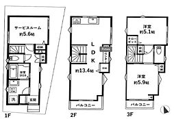 足立区本木2丁目　中古戸建