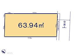 北区滝野川1丁目　168　土地　全2区画