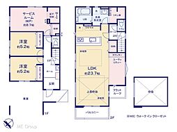 清瀬市松山3丁目 4期　新築一戸建て 全1棟