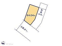 板橋区中台1丁目　土地　全3区画