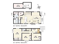 世田谷区給田1丁目　2期　新築一戸建て　全2棟