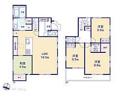 ふじみ野市福岡中央2丁目　第6期　新築一戸建て　全1棟