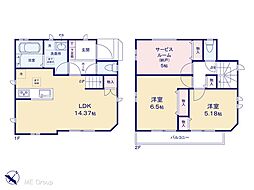 所沢市東狭山ケ丘6丁目　12期　新築一戸建て　全1棟