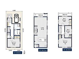 杉並区上高井戸1丁目　新築一戸建て　全1棟