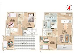 足立区綾瀬1丁目　1期　新築一戸建て　全1棟