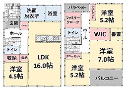 新築戸建 拾六町4丁目 3998万円 3期2号棟