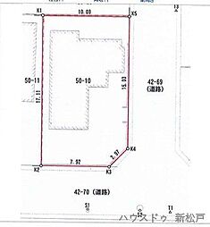 売土地　八ケ崎6丁目