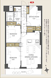 レジデンシャル南流山ガーデンテラス 406号室