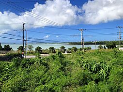 土地　下地 与那覇湾に面した角地　284坪　原野
