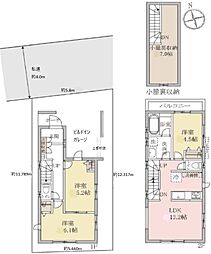 松戸市中矢切_新築戸建て（矢切駅より徒歩14分）