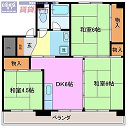 ビレッジハウス上野服部第二1号棟
