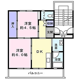 ビレッジハウス窪田2号棟 204