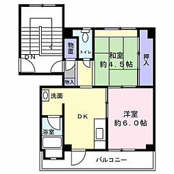 ビレッジハウス北常盤台1号棟 201