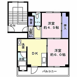 ビレッジハウス中新田1号棟 404