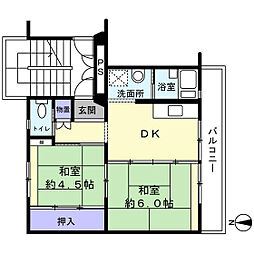 ビレッジハウス中桜田1号棟 404