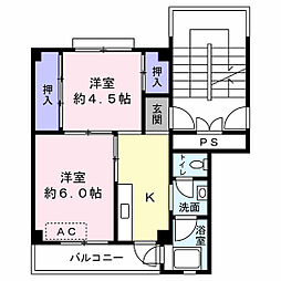 ビレッジハウス内川原2号棟 401